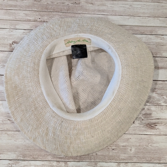 Urban Outfitters Staring at Stars Cotton Woven Floppy Soft Hat Natural - Picture 11 of 13